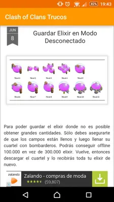 Clash of Clans Trucos android App screenshot 1